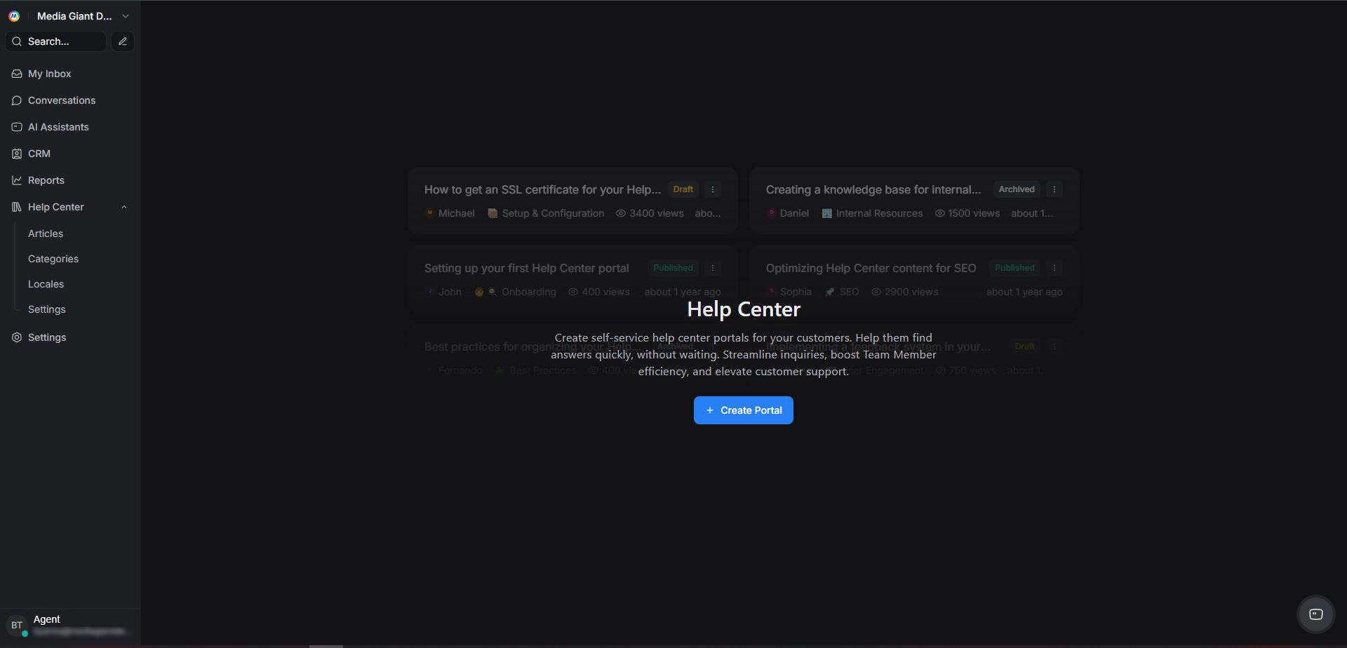 Help Center - Knowledgebase