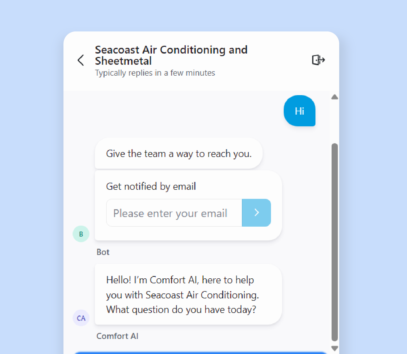 engage with website visitors